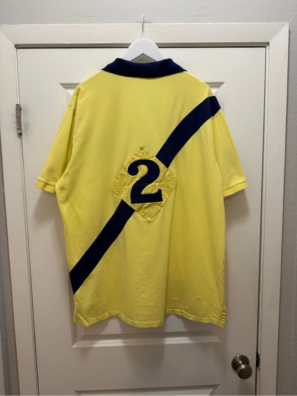 Polo Ralph Lauren Color Block Polo in Yellow
